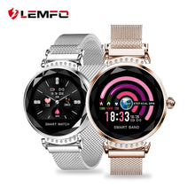 Load image into Gallery viewer, LEMFO H2 2019 New Luxury Smart Fitness Bracelet Women Blood Pressure Heart Rate Monitoring Wristband Lady Watch Gift For Friend