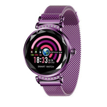Load image into Gallery viewer, LEMFO H2 2019 New Luxury Smart Fitness Bracelet Women Blood Pressure Heart Rate Monitoring Wristband Lady Watch Gift For Friend