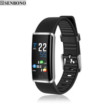 Load image into Gallery viewer, SENBONO R9 Smart Bracelet Men Women Waterproof Fitness Tracker Smart Band Blood Pressure Heart Rate Monitor wristband for IOS
