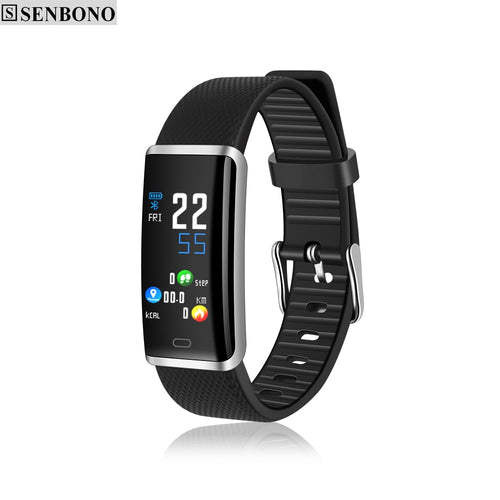 SENBONO R9 Smart Bracelet Men Women Waterproof Fitness Tracker Smart Band Blood Pressure Heart Rate Monitor wristband for IOS