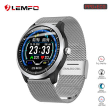 Load image into Gallery viewer, LEMFO 2019 New ECG + PPG Smart Watch Men IP67 Waterproof Sport Watch Heart Rate Monitor Blood Pressure Smartwatch For The Aged